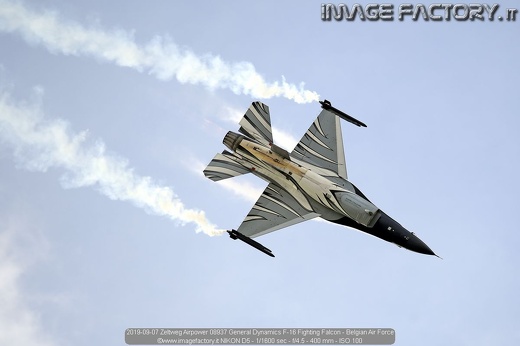 2019-09-07 Zeltweg Airpower 08937 General Dynamics F-16 Fighting Falcon - Belgian Air Force